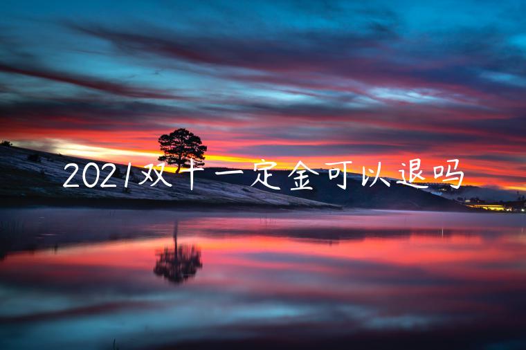 2021雙十一定金可以退嗎